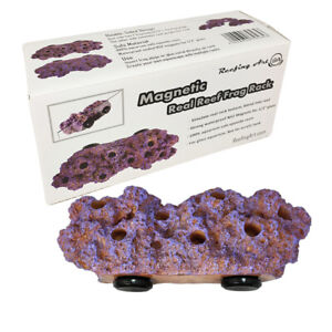 Purple Magnetic Reef Coral Frag Rack Decoration Rock for Marine Coral Fish Tank
