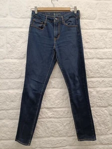 Damen Levis Skinny High Rise Dark Denim Indigo W28 L32 Jeans Hose - Bild 1 von 12