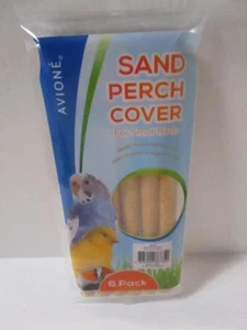 Bird sand perch covers 6pk 10mm x 190mm B6735 TRIMS CLEAN BIRDS NAILS - Picture 1 of 3