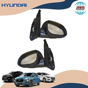 FOR 2008-2014 HYUNDAI I20 1ST GEN LH & RH OUTSIDE REAR VIEW MIRROR ASSEMBLY - Picture 1 of 11