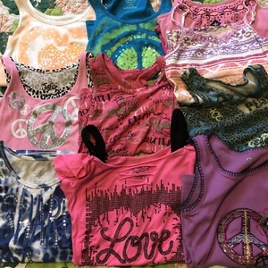 Wholesale Lot of 10 Girl’s Tank Tops - Justice, Children's Place, South Pole - Picture 1 of 11