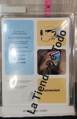 UNIVERSAL AUTOSYNC AUTO SYCRONIZING CABLE FOR VINTAGE IPAQS POCKET PCS  READ - Image 1 of 4