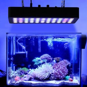 LED Aquarium Light 165W Full Spectrum Dimmable for Fish Tank Coral Reef Growth