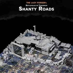 Shanty gas station - Miniature Terrain Set 6mm/8mm Epic Battletech - Picture 1 of 12