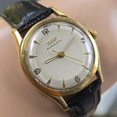 Vintage TISSOT men's automatic watch 28.5-21T Bumper rotor swiss 1953 - Image 1 of 4