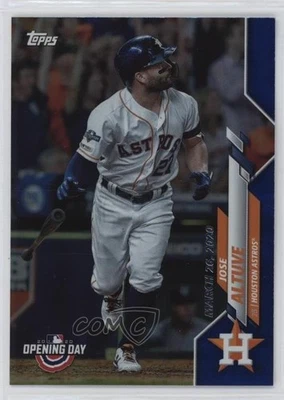 2020 Topps Opening Day Opening Day Edition Blue Foil /2020 Jose Altuve #89 - Image 1 of 2