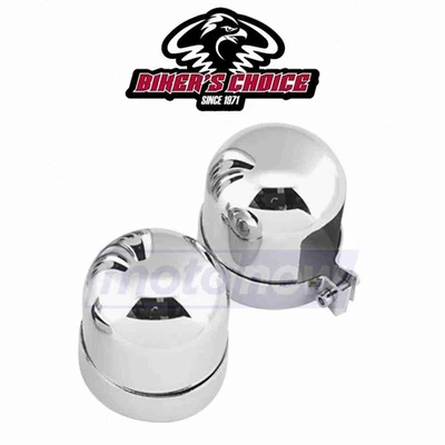 Bikers Choice Shock Absorber Top Dome Covers for 1955-1956 Harley Davidson vl Foto 1 de 4