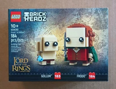 LEGO BRICKHEADZ 40630 Frodo & Gollum Retired Set New In Sealed Box - Image 1 of 4