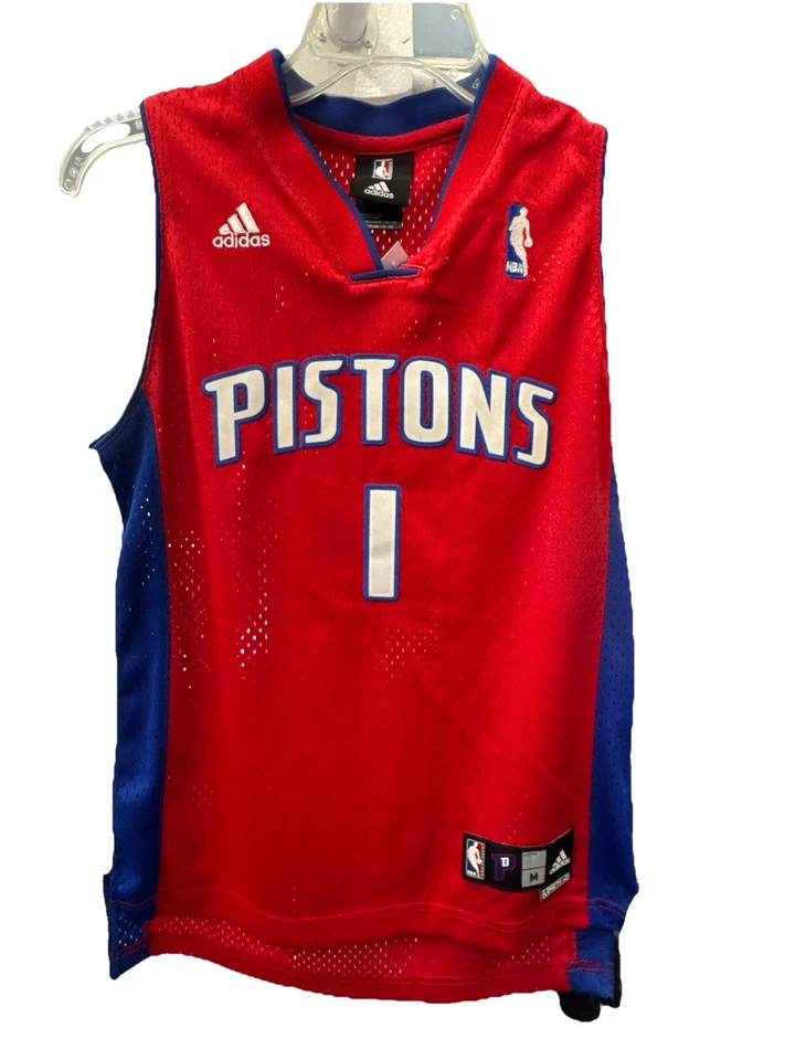 Camiseta Adidas NBA Authentics Chauncey Billups Detroit Pistons Youth média +2 - Imagem 1 de 4