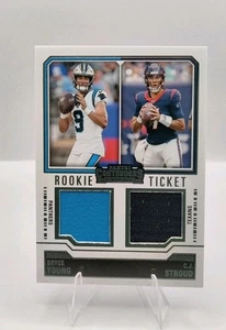 2023 Panini Contenders - Rookie Ticket Dual Swatches C.J. Stroud, Bryce Young... - Bild 1 von 2
