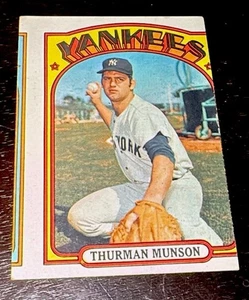 Tarjeta de béisbol Thurman Munson 1972 Topps #441 New York Yankees - Imagen 1 de 5