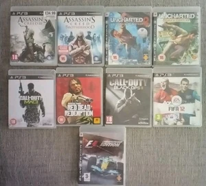 PS3 Playstation Games Bundle 9 Games Inc Red Dead Redemption Assasins Creed - Bild 1 von 6