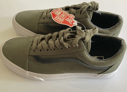 Vans Oldol Skoolto tessu edera v eero nero uom UK7ovo * eai maiossato*