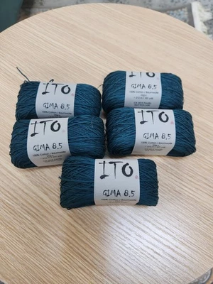 Ito Cotton Gima 8.5 Bundle 5x Skeins Pacific Brand New Ex Shop Stock - Image 1 of 4