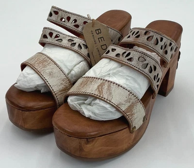 Bed Stu Kreep Women's Size 8.5 Nector Lux Leather Wedges NIB - Image 1 of 4