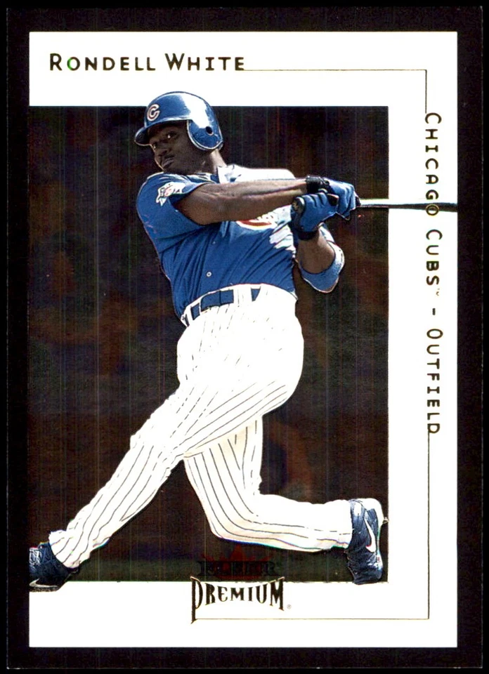 Rondell White 2001 Fleer Premium #47 Cubs MLB READ FREE SHIPPING AutographDen - Image 1 of 2