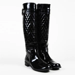 Stuart Weitzman Stiefel schwarz Lackleder - Bild 1 von 11