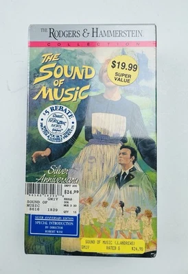 The Sound of Music (VHS 2-Tape Set, Silver Anniversary, 1990) - Sealed Watermark - Image 1 of 4