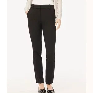 J Crew Slim Pants Womens 2 Black Stretch Career Trouser NWT CB286 - Picture 1 of 14