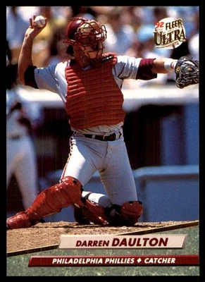 Darren Daulton 1992 Ultra #240 Phillies MLB LEER ENVÍO GRATUITO AutographDen Foto 1 de 2