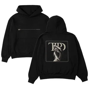 Taylor Swift TTPD Spotify Exclusive Limited Edition  Black Hoodie Size 2XL - Picture 1 of 5