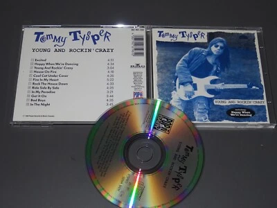 TOMMY TYSPER - YOUNG AND ROCKIN' CRAZY / ALBUM-CD 1990 (CD MINT-) - Bild 1 von 2