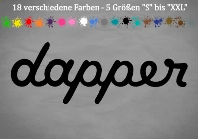 STICKERFREAKS dapper Sticker Auto Kleber Szene Sticker Decal JDM Shocker in 18 FarbenS-XXL