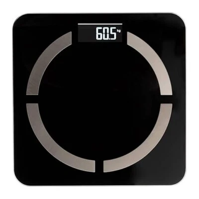 Digital Body Weight Scale Backlit Display High Precision LCD Backlit Scale BLACK - Image 1 of 4