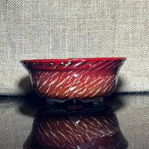Maceta Bonsai Única, Hecha a Mano, 3 Capas de Esmalte de Color, Tamaño 5.8" - Imagen 1 de 10