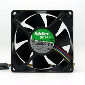 NIDEC M35172-35 9032 9CM DC12V 0.55A  DELL server chassis radiator cooling fan - Picture 1 of 3