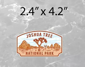 Joshua Tree National Park Outdoor Hiking Camping Decal Bumper Sticker Vinyl Hike - Foto 1 di 1
