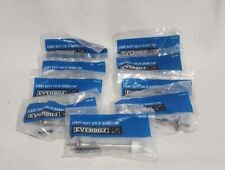 Pack of 9 New - Everbilt Light Duty Solid Doorstop - Satin Nickel - 206680