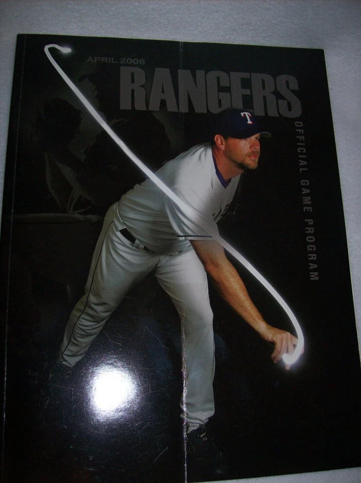 TEXAS RANGERS PROGRAM MLB SOUVENIR BOOK 2006 KEVIN MILLWOOD ON COVER  - Image 1 of 1