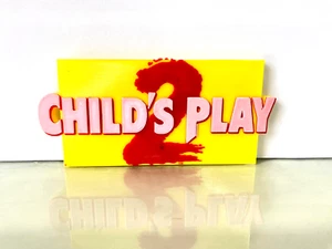 Child's Play 2 Logo 1990 Horror Slasher New Doll Toy Manufacturer Chucky Killer - Picture 1 of 1