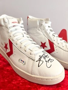 Julius Dr J Erving Signed Converse Basketball shoe Rare PSA COA - Picture 1 of 4