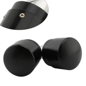 Black Motorcycle Front Axle Caps Nut Covers For BMW RnineT Pure Racer 2017-2022 - Picture 1 of 10