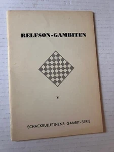 Vintage 1968 Chess Match Book Relfson -Gambiten Schackbulletinens Gambit-Serie - Imagen 1 de 10