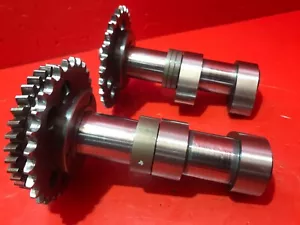 APRILIA RSV 1000 MILLE TUONO REAR INLET AND EXHAUST CAMSHAFTS WITH SPROCKETS - Picture 1 of 11
