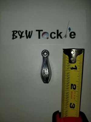 B AND W TACKLE 50pcs. 1-1/2oz. Bank sinkers, weights, fishing, lead