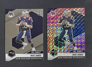 Mac Jones Rookie Panini Mosaic Nfl 2021 Rookie Debut Pink Camo Prizm Base - Picture 1 of 3