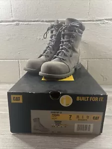 CAT Women’s Boots Size 7 | Echo Waterproof Steel Toe - Frost Grey | P90565 - Picture 1 of 15