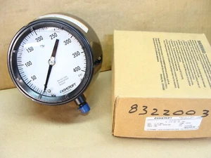 NEW Ashcroft USA 4 1/2" DURAGAUGE pressure gauge 400 psi 1/4 NPT FILLED 1279 - Picture 1 of 11