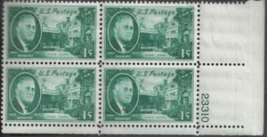 US SCOTT #930-933 FDR SET (4) PN BLOCKS - 1c T0 5c - MNH - VF - Picture 1 of 8