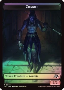 Zombie (0003) // Pilot 3 // 1 Foil NM MTG Aetherdrift Magic - Imagen 1 de 2