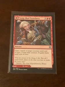 Magic the Gathering Zendikar Rising Song Mad Treachery / Song Mad Ruins - Picture 1 of 2