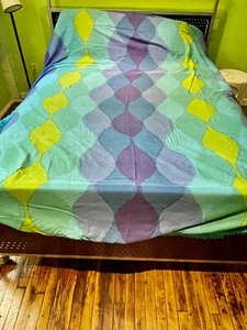 Pair Vintage Cannon Seven Seas Twin Bed Spreads/Covers w Fringe Mod 1960s MCM - Picture 1 of 10