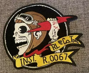 Original American PRL ""Skull & Lightning R.0067" besticktes Stoff-Patch-Emblem - Bild 1 von 4