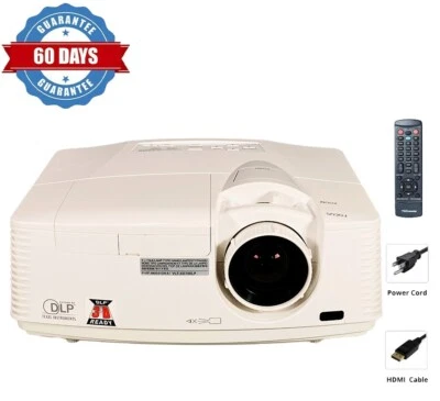 DLP Projector 4300 ANSI for Golf Race Flight Simulator 3D Ready HD HDMI w/Bundle - Image 1 of 4