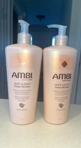 Ambi Skincare Soft & Even Creamy Oil Lotion New 2 Bottles! - Picture 1 of 2