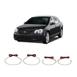 Bright White LED Headlight Halo Ring Kit for Chevrolet Cobalt 05-10 - Foto 1 di 5